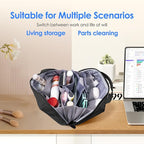 LENTION Electronics Organizer Bag Cable Tech Pouch - Image 7