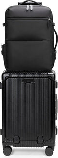 feilario 2 Piece Set 24in Aluminium Frame PC Hard Shell Spinner Wheels Luggage by feilario