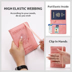 Melsbrinna Premium Leather Passport Holder Covers Case, Waterproof Rfid - Image 2
