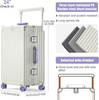 Aluminium Frame Checked-Luggage - Image 6
