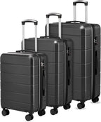 Luggage Sets 3 Piece, Expandable Hardside Suitcases by YOETEY