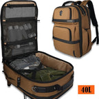 WELKINLAND 20-Pockets Travel Backpack, Carry-On luggage backpacks, 16-Inch - Image 5