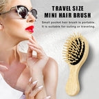 RAIN’S SECRET Mini Hair Brushes for Women Men Kid,Pocket Size hair brush, Wet/Dry Hair Smoothing Massaging Detangling,Scalp Massage, Pocket Detangler for Outing or Travelling