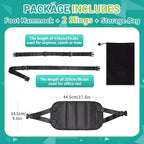 Lefeke Airplane Foot Hammock, Adjustable Foot Hammock - Image 2