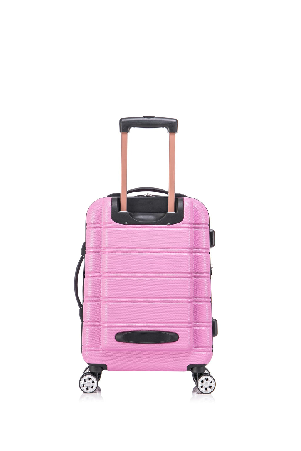 Melbourne Hardside 2 Piece Expandable Spinner Wheel Luggage Set (Pink / 2 Piece (20"/14" Tote))