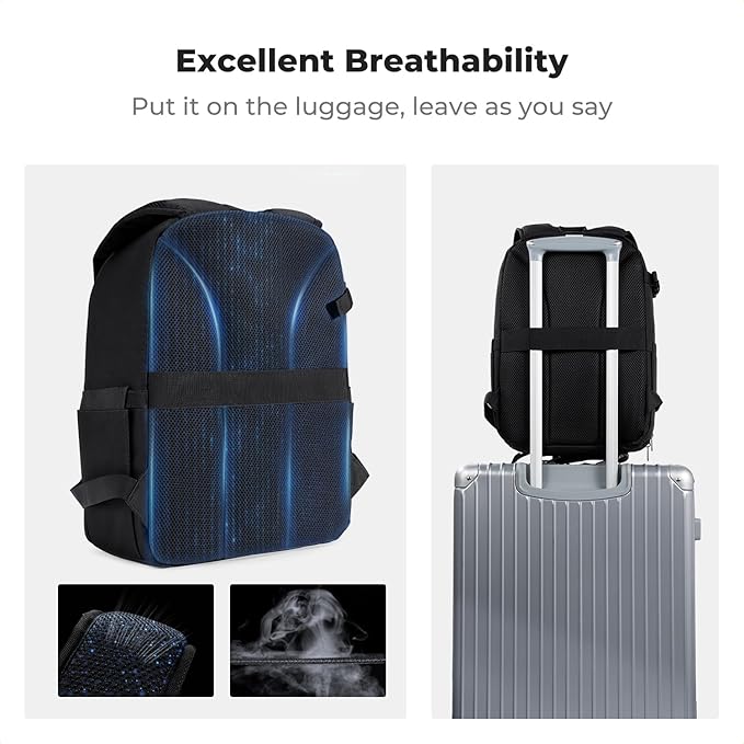K&F CONCEPT Lightweight Camera Backpack Bag, Professional Photography Bag - Image 7