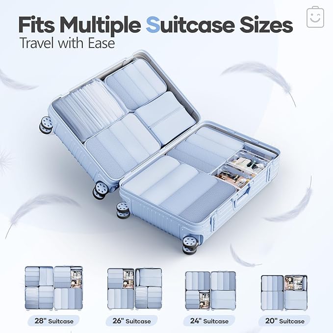 Veken 9/11 Set Compression Packing Cubes - Image 8