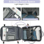 Hanples Large Travel Backpack for Women as Person Item Flight Approved - Image 8