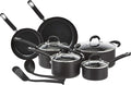 Amazon Basics Hard Anodized Non-Stick 12-Piece Cookware Set, Pans and Utensils by AmazonBasics