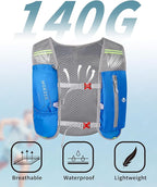 Running Hydration Vest with a 2L Water Bladder, Hydration Pack Lightweight - Image 4