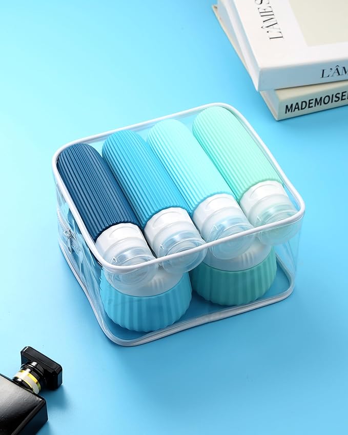 Travel Bottles for Toiletries 8 Pack, TSA Approved 3 oz Travel Containers - Image 5