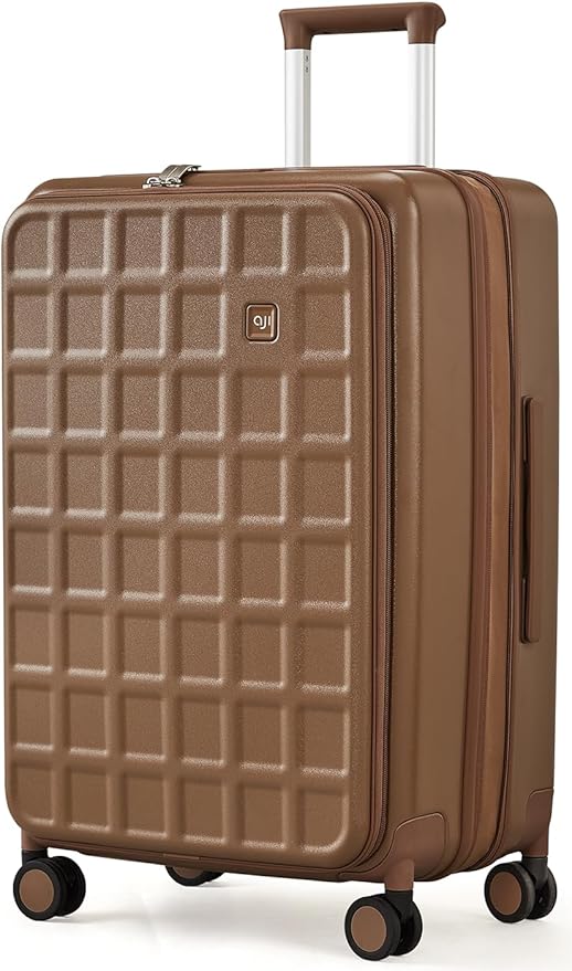aji Expandable Top Opening 24 Inch Checked Luggage by AJIVALUESTYLISHQUALITY