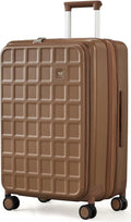 aji Expandable Top Opening 24 Inch Checked Luggage by AJIVALUESTYLISHQUALITY