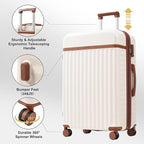 Merax Luggage Sets Front Opening, 2 Piece Hardshell Suitcase - Image 4