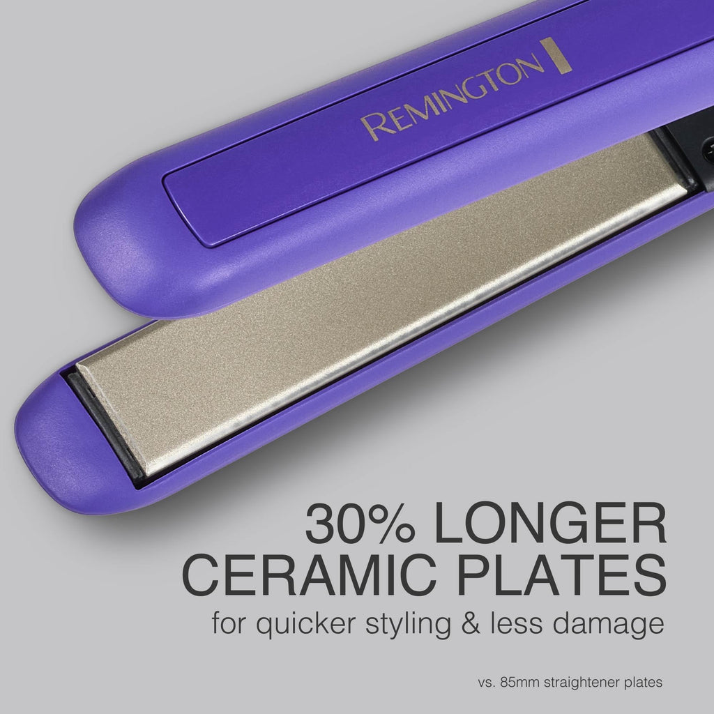 1" Flat Iron Hair Straightener with Anti (Purple / 1 inch)