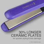 1" Flat Iron Hair Straightener with Anti (Purple / 1 inch)