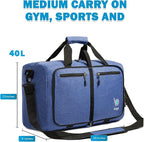 Bago Foldable Duffel Bags for Traveling Women & Men - 40L Sports Packable - Image 3