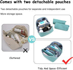 BOYATU Travel Makeup Bag Organizer Cosmetic Bag: 3 Pcs Set Make up Bags - Image 6