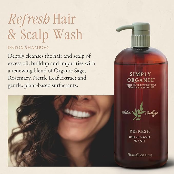 SIMPLY ORGANIC Hair Detox Clarifying Shampoo Scalp Wash, Made in Italy - Image 2