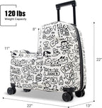 Apelila DIY Coloring Ride On Suitcase - Image 7