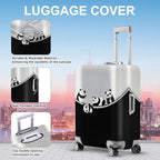 ANNA QUEEN Panda Family Luggage Cover, Cute Panda Design Suitcase Protector - Image 3