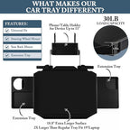 2-in-1 Car Steering Wheel Tray & Back Seat Table - Image 7