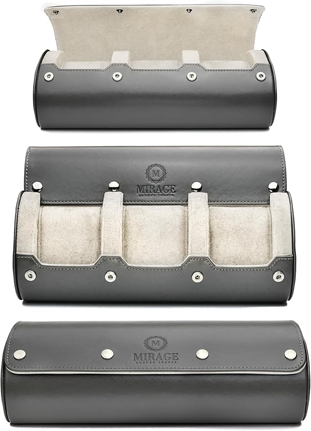 Watch Travel Case for Men by MirageLuxuryTravel