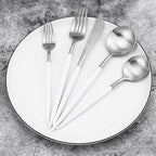 Gugrida 20-Piece 18/10 Stainless Steel Flatware Silverware, Luxury Dinnerware - Image 6