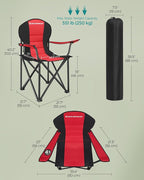SONGMICS Folding Camping Chair, - Image 3