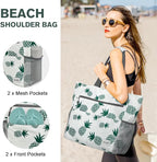 G4Free Beach Bag, Waterproof Sandproof Beach Tote Bag, Large Capacity Foldable - Image 2