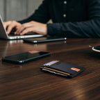 Buffway Slim Minimalist Front Pocket RFID Blocking Leather Wallets - Image 9