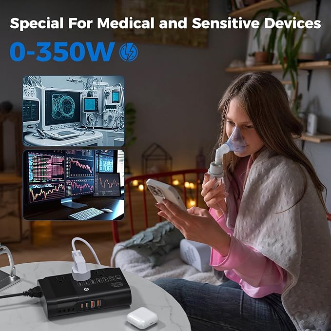 500W Pure Sine Wave Voltage Converter US to Europe, 220V to 110V Converter - Image 9