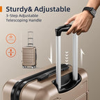 SHOWKOO Luggage Sets Expandable PC+ABS Durable Suitcase Double Wheels TSA Lock - Image 6