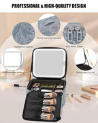 Relavel Travel Makeup Bag With LED Mirror - Image 4