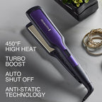 Remington 1 3/4" Flat Iron, Hair Straightener with Anti-Static Technology, 30-Second Heat Up & 60 Minute Auto Shut-Off, 30% Longer Ceramic Floating Plates, Titanium + Ceramic Coating