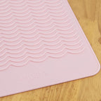 ANGENIL Pro Large Silicone Heat Resistant Mat for Curling Irons, Titanium Ceramic Flat Iron Hair Straightener and Hair Curler for Hot Hair Tools Mat Pouch 2-in-1, Iron Scald Accessories, 11.02" x 7.9"