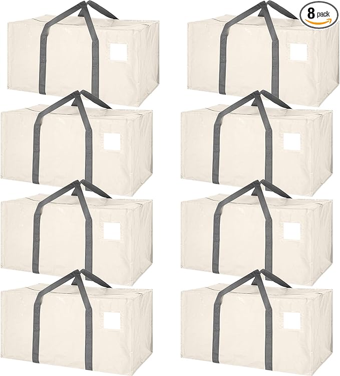 8 Pack Extra Large Moving Bags Heavy Duty Packing Bags by Unknown