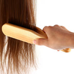 Professional V Shaped Hair Straightener Clamp Brush,Styling Tools Boar Bristle Double Sided Brush Comb Clamp, Styling Comb Hairdressing Tool