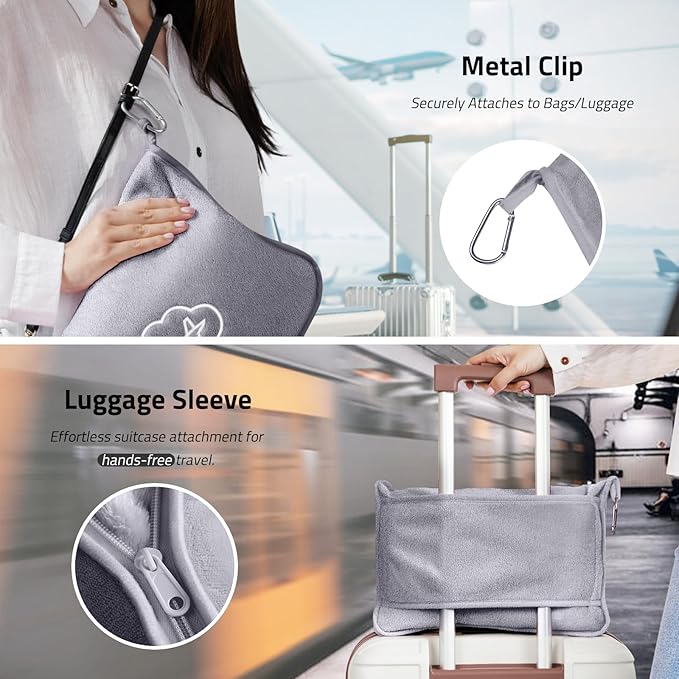 Travel Blanket, Ultra-Soft, Warm & Lightweight Travel Blanket Airplane - Image 5