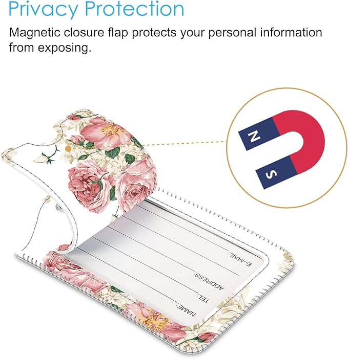 Fintie Luggage Tags, Privacy Cover ID Label - Image 3