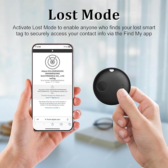 Geevon Smart Tag-2 Pack Bluetooth Tracker Work - Image 7