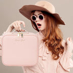 Makeup Travel Train Case with Mirror LED Light 3 Adjustable Brightness Cosmetic - Image 7
