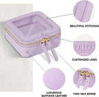Prite Small Makeup Bag for Women Portable Clear Makeup Bag Cute Mini Waterproof - Image 4