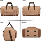 Litvyak Duffle Bag for Travel, Large 60L Canvas Travel Duffel Bags Overnight - Image 6