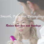 WYNK Detangling Brush 2-Pack for Adults & Kids - Green & Pink Hairbrush for Wet/Curly/Thick Hair, Gentle Knot Remover with Scalp Massage