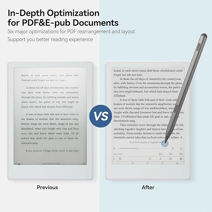 Meebook E-Reader M8 | 7.8' Eink Carta Screen | 300PPI Smart Light | Android 14 - Image 4