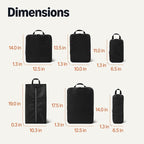 Amazon Essentials Ultralight Compression Packing Cubes Packing Organizer black - Image 5