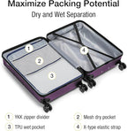 KYME Hardside Expandable Carry On Luggage 22x14x9 Airline Approved - Image 4