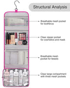 Relavel HangingTravel Toiletry Bag - Image 6