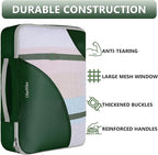 8 Set Packing Cubes for Travel, Gifts for Women Mom, Anti-Tearing Suitcase - Image 4